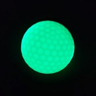 LED-golfbolde med grønt lys